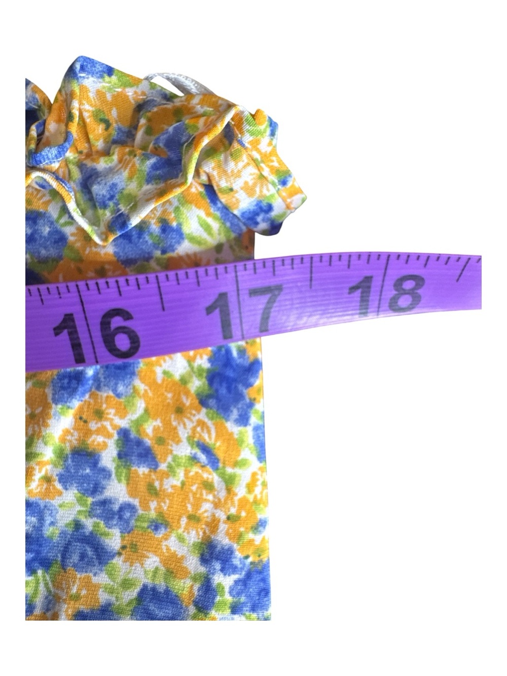 FREE THE ROSES Yellow Floral Ruffled Mini Dress - Picture 11 of 13
